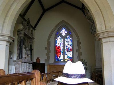 Inside St Mary the Virgin church at Friston