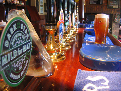 The bar at The Lordship Arms pub, Hebing End, Benington, Hertfordshire, England, Britain, UK