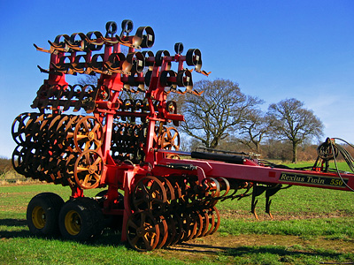 Farming equipment, a Rexius Twin cultivator
