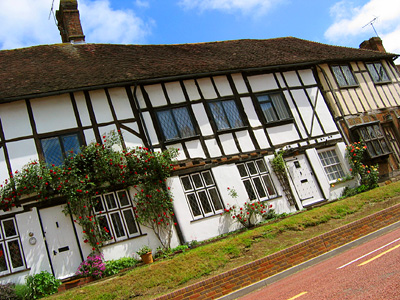 Tudor houses, Robertsbridge, East Sussex, England, Britain, UK