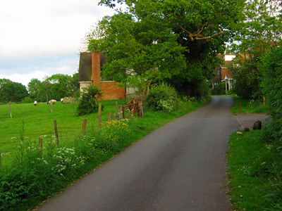 Road near Haiselman's Farm, Salehurst, East Sussex, England, Britain, UK