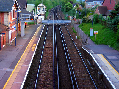 Robertsbridge station, Robertsbridge, East Sussex, England, Britain, UK