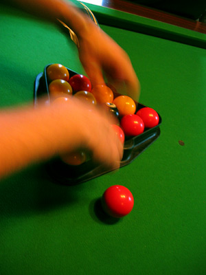 A game of pool at The Ostrich in Robertsbridge