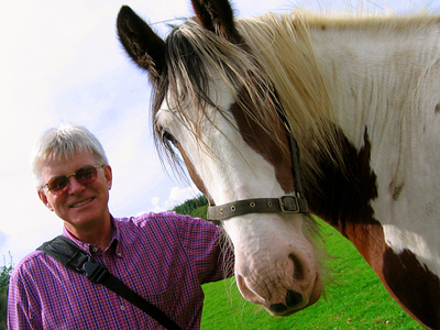 Steve and shire horse