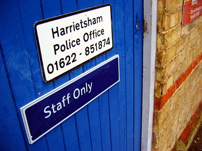 Police office at Harrietsham station