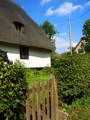 Thatched cottage near Wilsford, Wiltshire