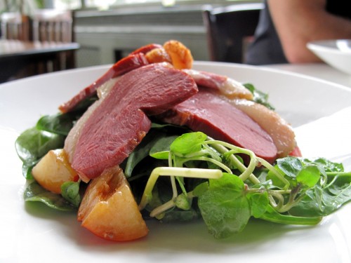 This was lunch -- the duck salad at The Ship on Kennington Lane.